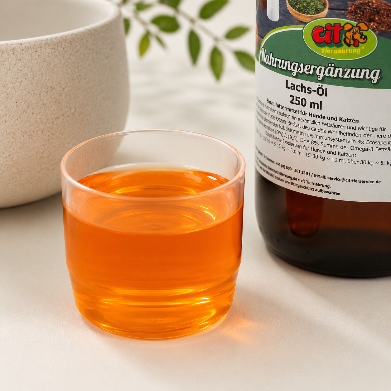 Lachsöl für Hunde – Ergänzungsfuttermittel